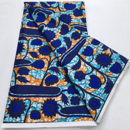 African Wax Fabric Prints 2025 New Arrivals Nigeria Wax Fabric Block Batik Dutch For Women DIY Dresses Cloth Sewing Materials