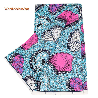 2024 Veritablewax Ankara Africa Prints Batik Wax Fabric African Dress Craft DIY Sewing Textile Polyester Nigeria Tissu N-24