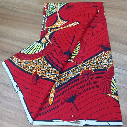 Ankara Wax Fabric 2023 High Quality African Wax Print Fabric 100% Cotton African Guaranteed Veritable Real Wax for Dresses