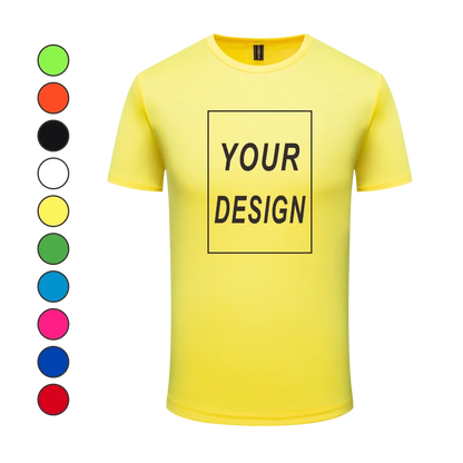 Quick-drying Custom T Shirt Make Your Design Logo Text Men Women Print Original Design Gifts Tshirt