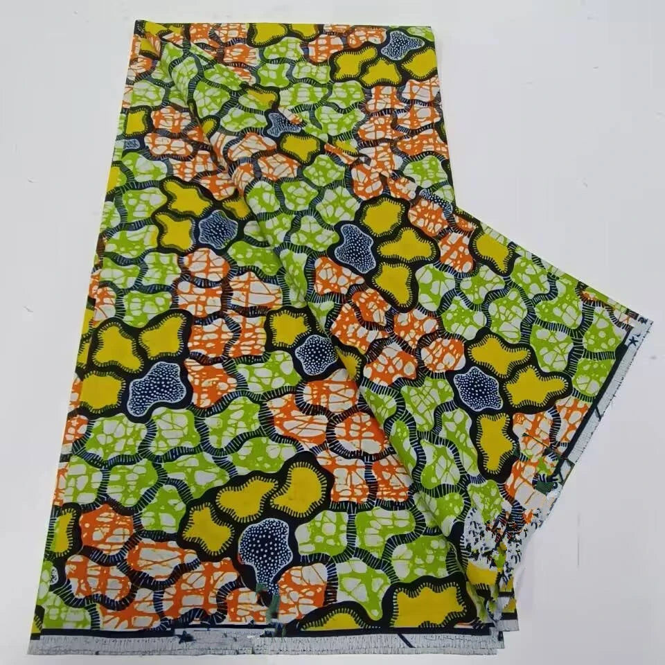 Ankara Wax Fabric 2023 High Quality African Wax Print Fabric 100% Cotton African Guaranteed Veritable Real Wax for Dresses