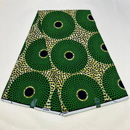 Most popular Veritable African Wax Real Fabric 100% cotton Ghana Nigeria Style 6 yards High Quality Ankara Prints wax Material