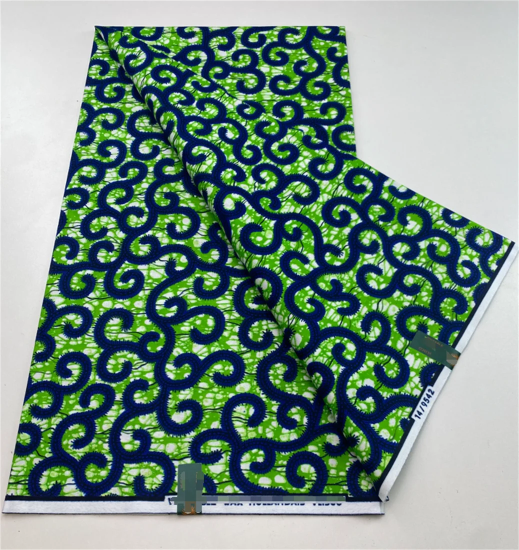 2024 African Real Wax Prints Fabric Nigerian Ankara Fashion Ghana 100% Cotton Veritable Guaranteed Original  Sewing Material