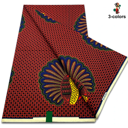 Ankara Wax Fabric High Quality African Wax Print Fabric 100% Cotton Soft Guaranteed Veritable Real Dutch Pagne for Dresses