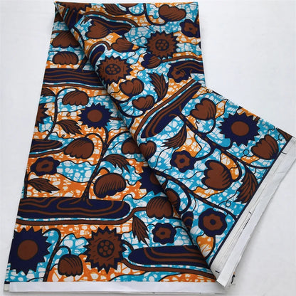 African Wax Fabric Prints 2025 New Arrivals Nigeria Wax Fabric Block Batik Dutch For Women DIY Dresses Cloth Sewing Materials