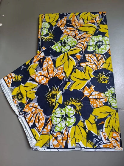 African Wax Fabric 6Yard Ankara Fabric 2022 New African Fabric Print 100% polyester Pagne African Wax For Wedding Dress Sewing