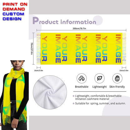 Custom Print On Demand Party Accessories Hats Scarves Men's Women's Cartoon Image Design Customized DIY Dropshipping