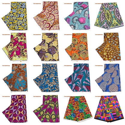 2024 Veritablewax Ankara Africa Prints Batik Wax Fabric African Dress Craft DIY Sewing Textile Polyester Nigeria Tissu N-24