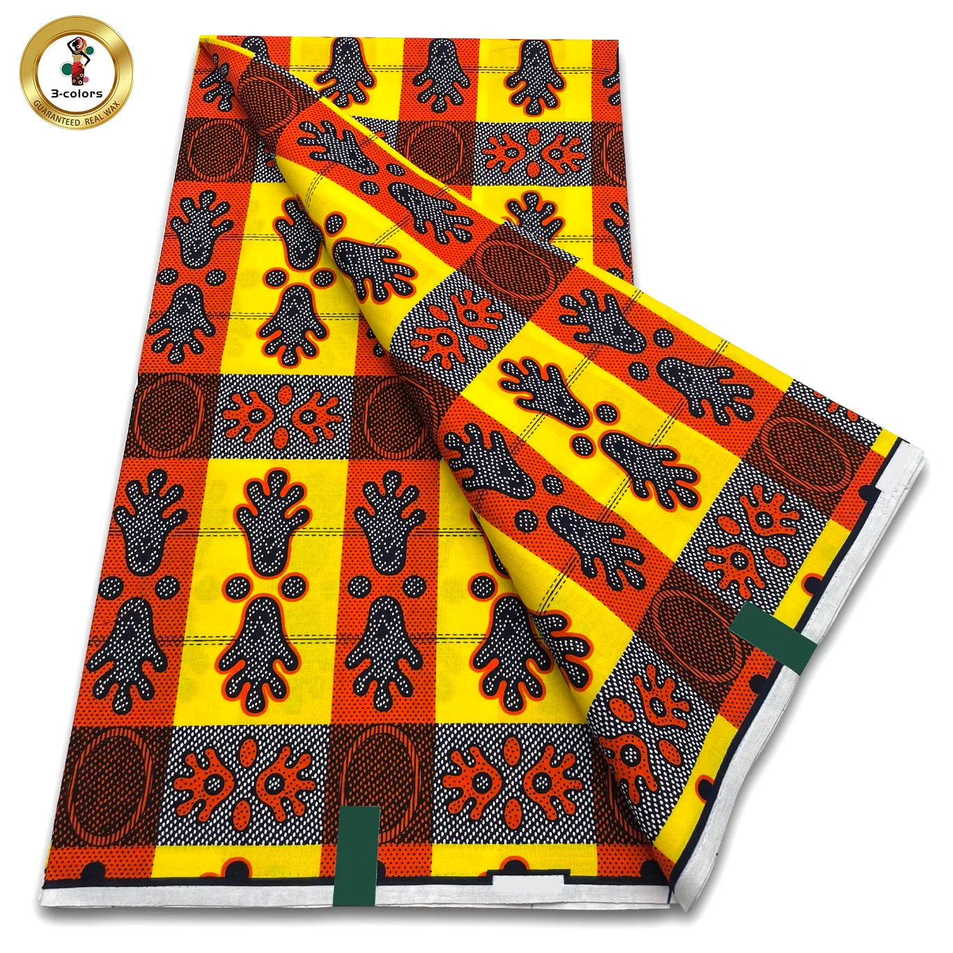 100% Cotton Veritable Original Ankara African Real Wax Print Fabric Ghana Wax Fabric High Quality Nigeria Batik Soft Tissu Pagne