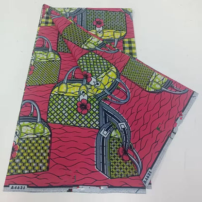 Ankara Wax Fabric 2023 High Quality African Wax Print Fabric 100% Cotton African Guaranteed Veritable Real Wax for Dresses