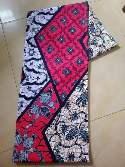 Ankara Wax Fabric 2023 High Quality African Wax Print Fabric 100% Cotton African Guaranteed Veritable Real Wax for Dresses