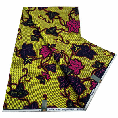 Veritable Dutch Super-W Guaranteed Super Real Wax Print Fabric Hollandais Pagne Africa Dress 100% Cotton Wax Pagne Tissu VLS0022