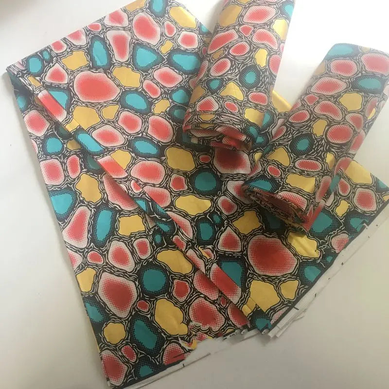 2025  African Golden Wax Fabric Cotton Stuff Rapper Batik Ankara Original High Quality New Material Pagne Maintenant