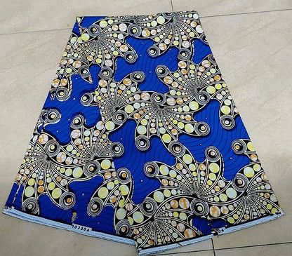 2023 New Hot Sell African Wax Fabric Ankara Wax Prints Fabric Ghana Guaranteed Veritable Wax 6 Yards Wholesale Prices