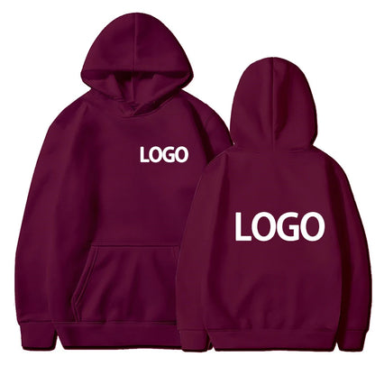 Customized Printed Men Women Hoodie Loose Casual Clothing Fashion Long Sleeve Hooded Pullover Personality Streetwear Sweatshirts