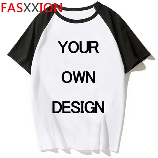 Customized Your Own Design t-shirts women anime t shirt girl anime clothing