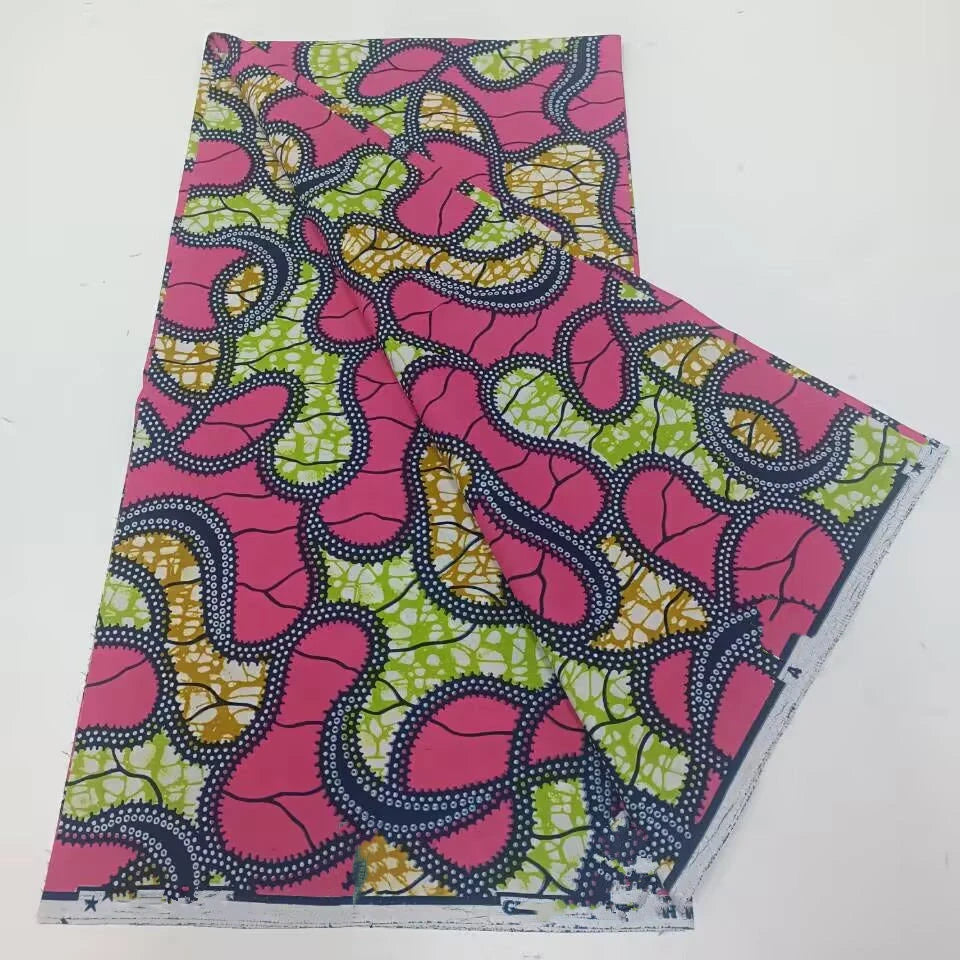 Ankara Wax Fabric 2023 High Quality African Wax Print Fabric 100% Cotton African Guaranteed Veritable Real Wax for Dresses