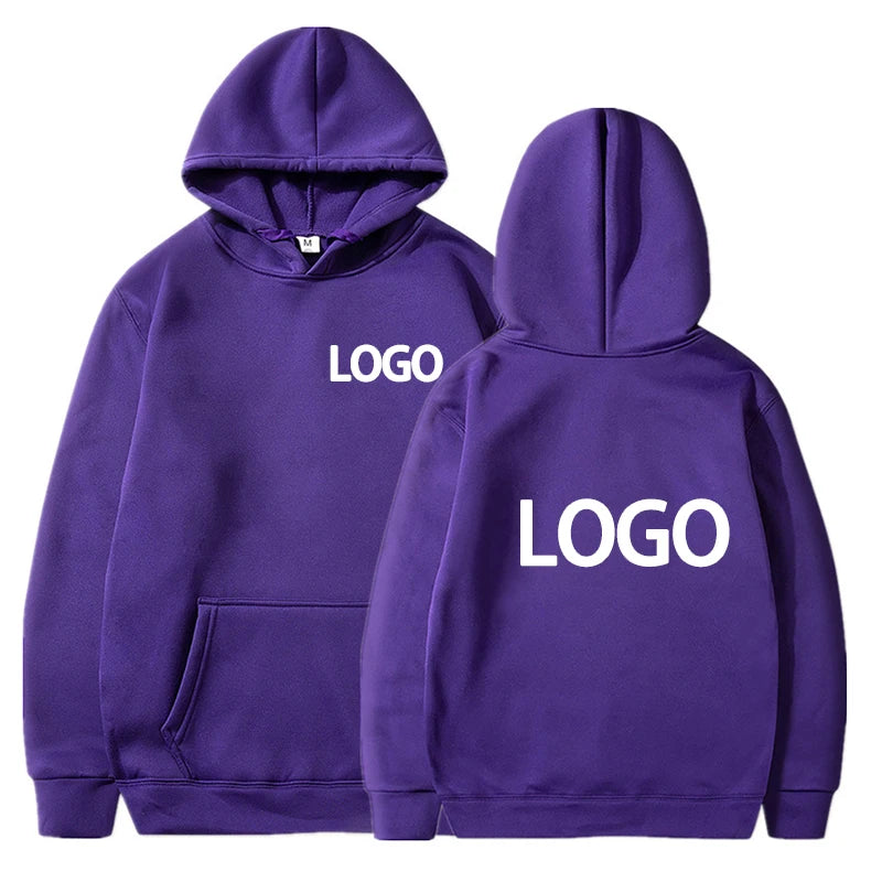 Customized Printed Men Women Hoodie Loose Casual Clothing Fashion Long Sleeve Hooded Pullover Personality Streetwear Sweatshirts