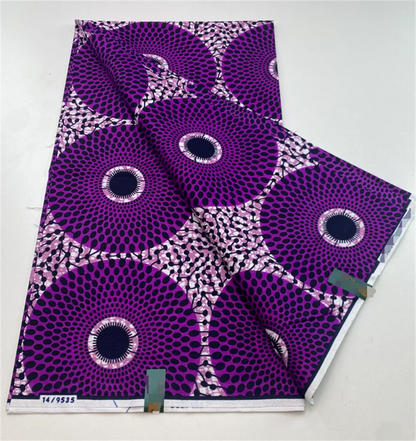 2024 African Real Wax Prints Fabric Nigerian Ankara Fashion Ghana 100% Cotton Veritable Guaranteed Original  Sewing Material