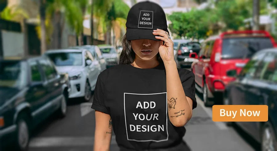 High quality T-shirt customization team for men and women. Add your own design, print, and text to the front and back of the wom