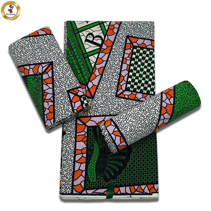 New Arrival High Quality Original 100% Cotton Wax Print Guaranteed Veritable Ankara African Real Wax Fabric Soft Pagne for Dress