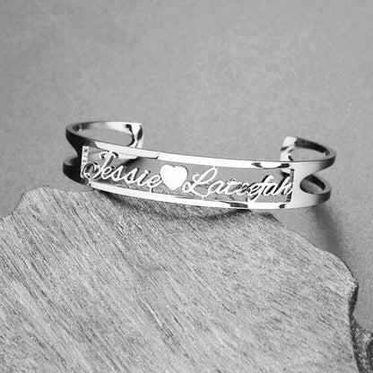 Customized Couple Name Bracelet/Personalized Name Bracelet Handmade Birthday Gift Anniversary Gift for Her Gift