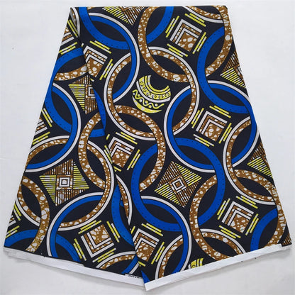 African Wax Fabric 2024 High Quality Nigeria Ankara Wax Fabric Ghana Style Print For Women DIY Cloth Dresses Sewing Materials