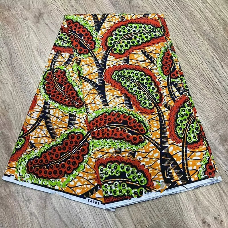 100% cotton new original wax fabric african print fabric tissue wax fabric 2022 wholesale african wax ankara material 6yard