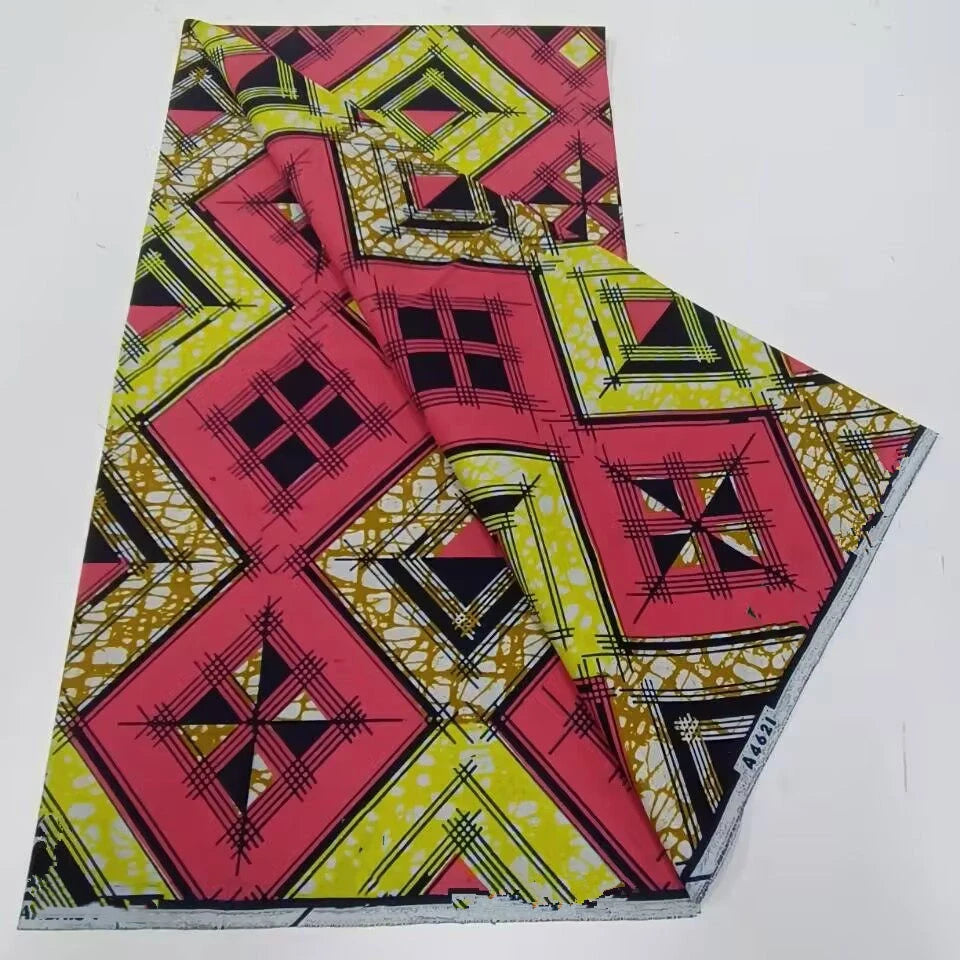 Ankara Wax Fabric 2023 High Quality African Wax Print Fabric 100% Cotton African Guaranteed Veritable Real Wax for Dresses