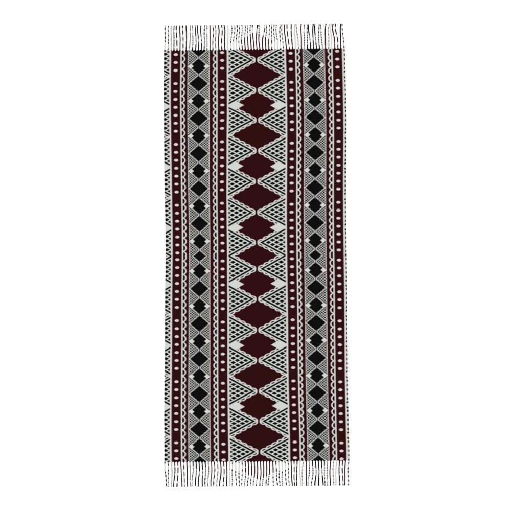 Customized Printed Amazigh Kabyle Jewelry Scarf Women Men Winter Warm Scarves Africa Berber Ethnic Style Shawls Wraps