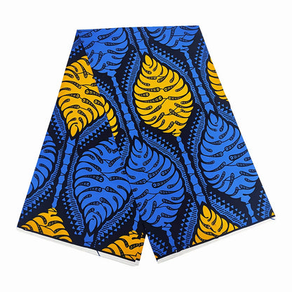 Ankara Real Wax Prints Fabric Sewing African Dress Tissu Patchwork Making Craft Loincloth 100%Cotton Top Quality Material F5-24