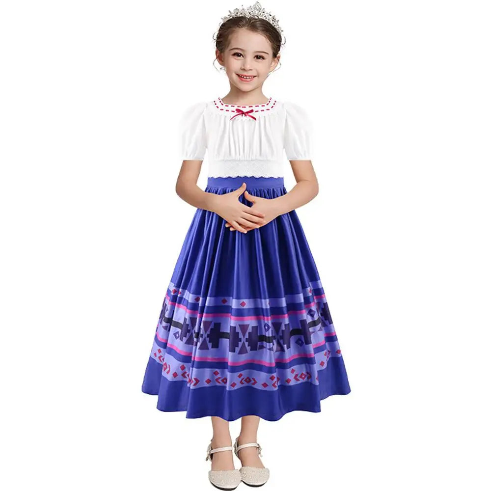 Girl costume Princess Dress Summer Casual Dress Halloween Cospaly Costume Carnival Dresses  3-10 Years Old