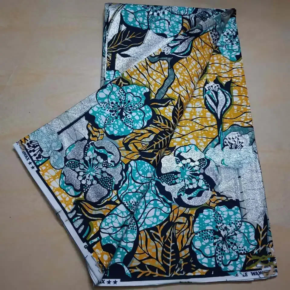 Soft Cotton Veritable Real Wax Ankara Prints Batik Fabric Africa Sewing Dress Craft Material Tissu Patchwork Garment Accessory