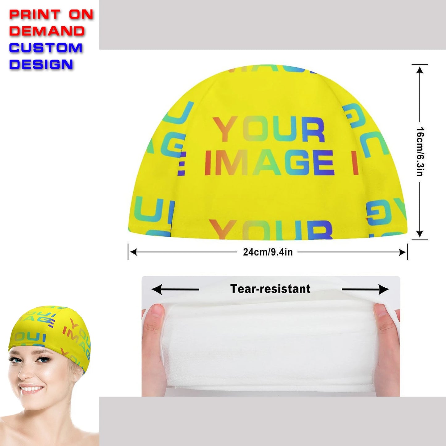 Custom Print On Demand Party Accessories Hats Scarves Men's Women's Cartoon Image Design Customized DIY Dropshipping