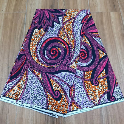 2023 New Hot Sell African Wax Fabric Ankara Wax Prints Fabric Ghana Guaranteed Veritable Wax 6 Yards Wholesale Prices