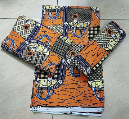 African Wax Fabric 6Yard Ankara Fabric 2022 New African Fabric Print 100% polyester Pagne African Wax For Wedding Dress Sewing