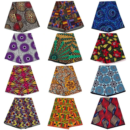 ankara fabric african real wax print cotton 100% new design 2023 tissus wax africain patchwork fabric for dress A-29