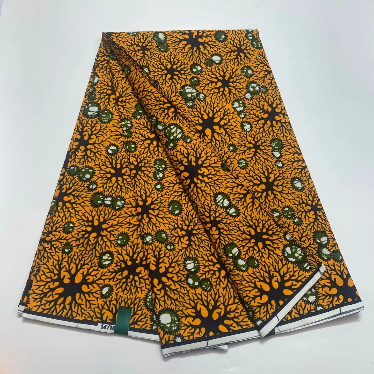 Blesing Wax Fabric New African Fabric 100% Cotton African Wax Print Fabric Ankara Wax Tissu Sewing Material For Wedding Dress