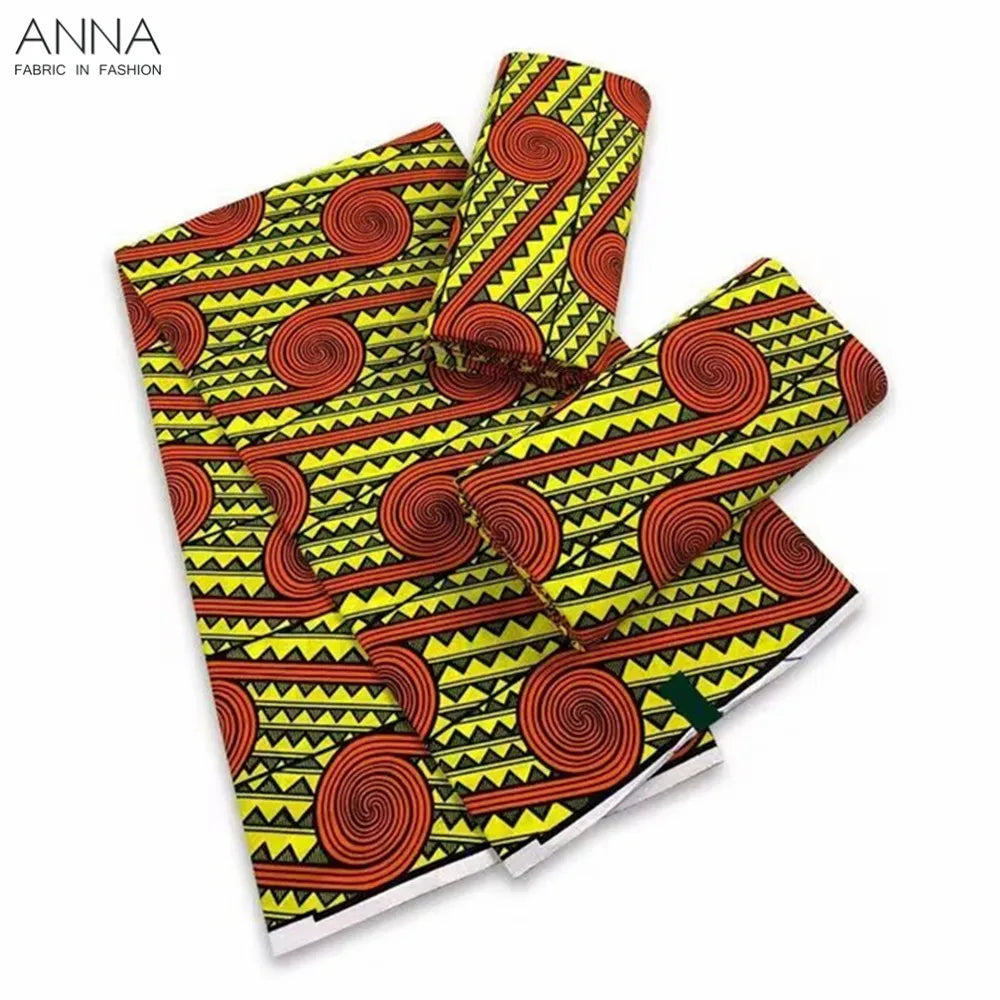 Veritable Wax Ankara Block Prints Batik Fabric African Wax Fabric Nigerian Dutch Hollandais Pagne 100% Cotton For Sewing VL-50