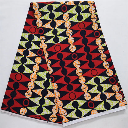 African Wax Fabric 2024 High Quality Nigeria Ankara Wax Fabric Ghana Style Print For Women DIY Cloth Dresses Sewing Materials