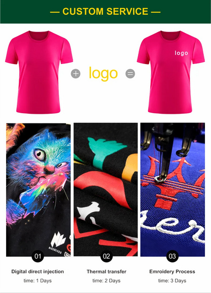 Quick-drying Custom T Shirt Make Your Design Logo Text Men Women Print Original Design Gifts Tshirt