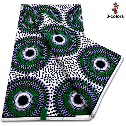 Ankara Wax Fabric High Quality African Wax Print Fabric 100% Cotton Soft Guaranteed Veritable Real Dutch Pagne for Dresses