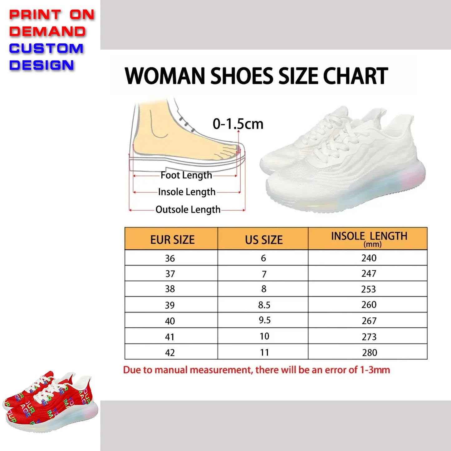 Custom Sneakers Canvas Flat Leather Boots Running Shoes Woman Man Print On Demand Image Design Holiday Matching DIY Dropshipping