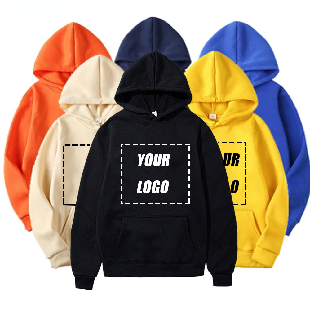 Hot Sale Custom Hoodie Sweatshirts Men Design Your Logo Fleece Hooded Clothes Women Harajuku Outerwear Y2k Size Hoody XS-3XL