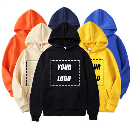 Hot Sale Custom Hoodie Sweatshirts Men Design Your Logo Fleece Hooded Clothes Women Harajuku Outerwear Y2k Size Hoody XS-3XL