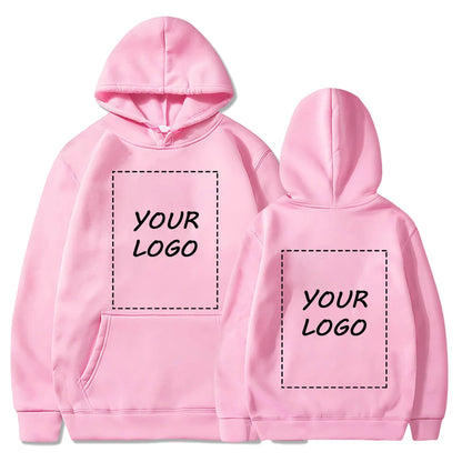 Hot Sale Custom Hoodie Sweatshirts Men Design Your Logo Fleece Hooded Clothes Women Harajuku Outerwear Y2k Size Hoody XS-3XL