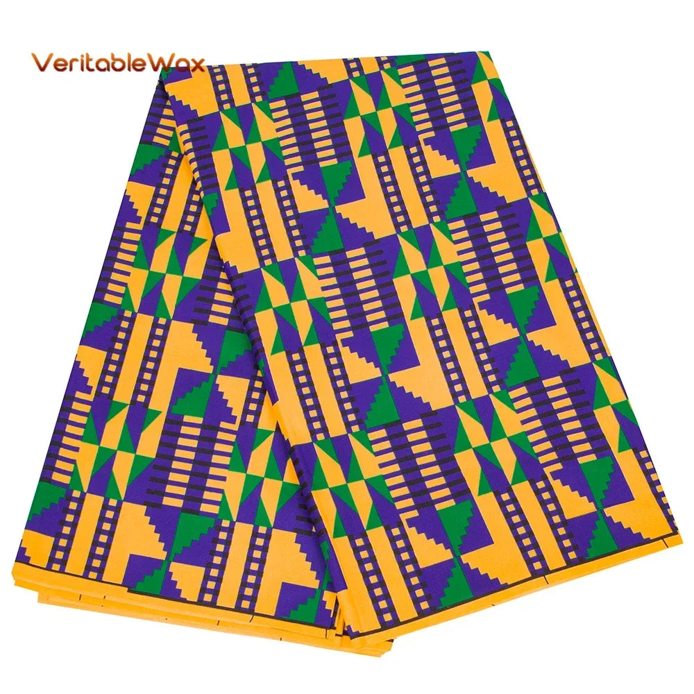 2024 Veritablewax Ankara Africa Prints Batik Wax Fabric African Dress Craft DIY Sewing Textile Polyester Nigeria Tissu N-24