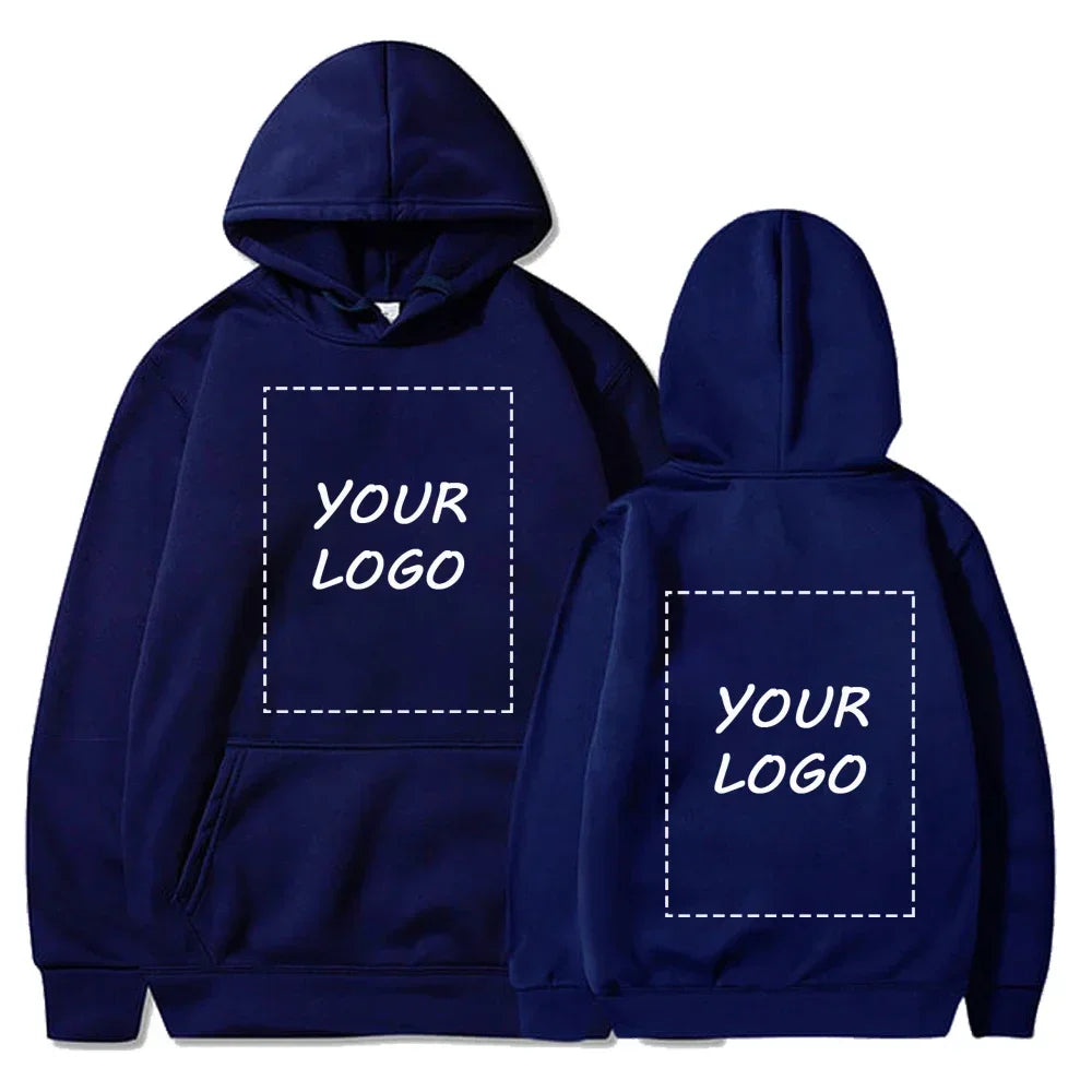 Hot Sale Custom Hoodie Sweatshirts Men Design Your Logo Fleece Hooded Clothes Women Harajuku Outerwear Y2k Size Hoody XS-3XL