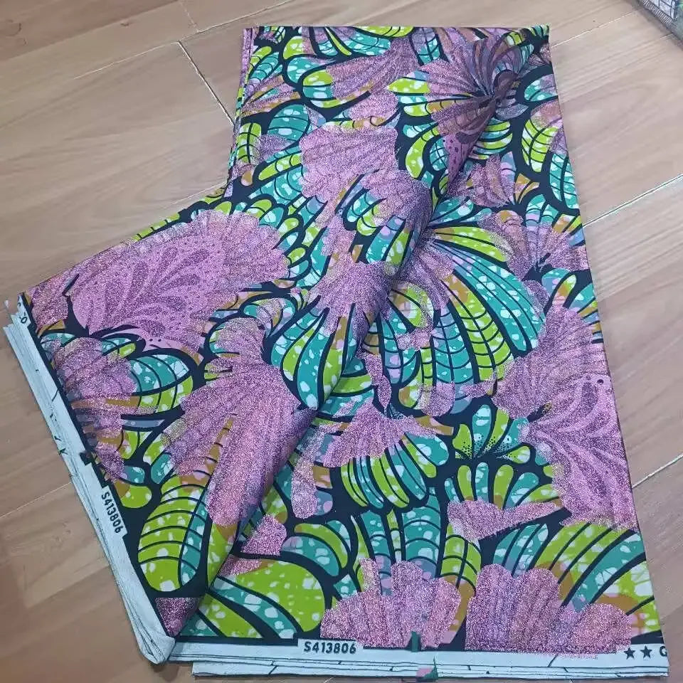 Soft Cotton Veritable Real Wax Ankara Prints Batik Fabric Africa Sewing Dress Craft Material Tissu Patchwork Garment Accessory