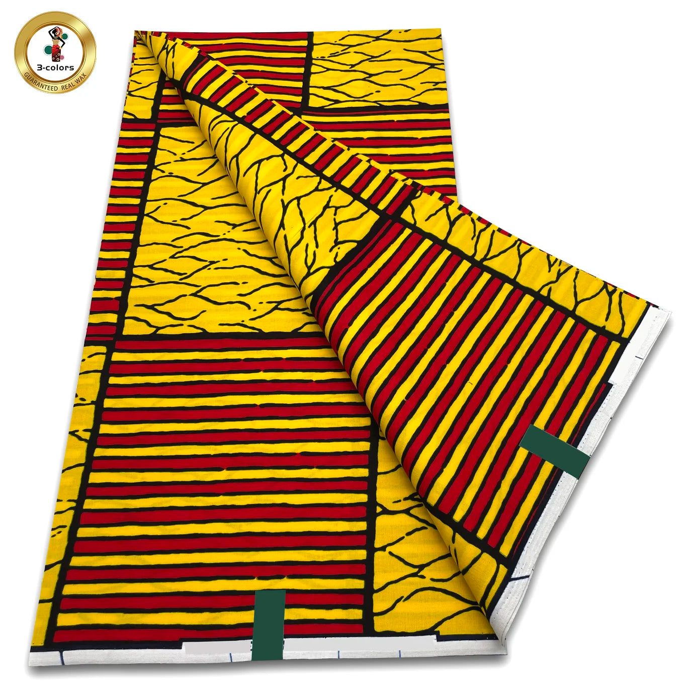 Factory Price Ankara Wax Fabric Guaranteed Veritable African Real Print Wax Fabric 100% Cotton Ghana Style Soft Pagne Sewing